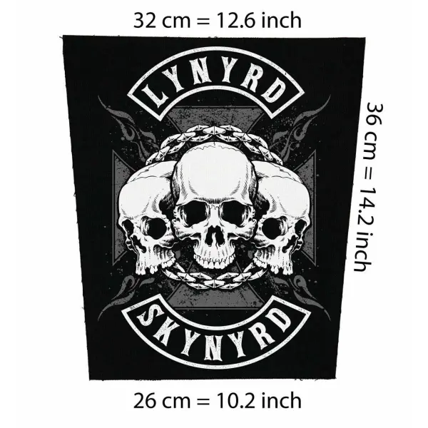Back patch Lynyrd Skynyrd Back patch ZZ Top,Allen Collins Band,Outlaws,Blackfoot,Van Zant,Back patch 100% Canvas