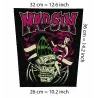 Back patch Mad Sin Big Back patch Demented Are go The Meteors Psychobilly punk Koffin Kats,Back patch 100% Canvas