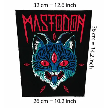 Back patch Mastodon cat Big Back patch Gojira Neurosis sludge metal feist Killer be Killed,Back patch 100% Canvas