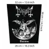 Back patch Mayhem Daemon Big back patch black metal,Bloodbath,Katatonia,Storm Corrosion,Thi,Back patch 100% Canvas