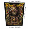 Back patch Megadeth 35 years Big back patch thrash metal,Napalm Death,Hatebreed,Anthrax,Met back patch 100% Canvas