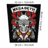 Back patch Megadeth Big Backpatch Destruction thrash metal slayer venom testament kreator 100% Canvas