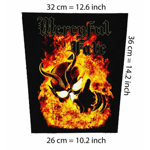 Back patch Mercyful Fate - Don't break the Oath Big back patch black metal,Bloodbath,Katatonia 100% Canvas