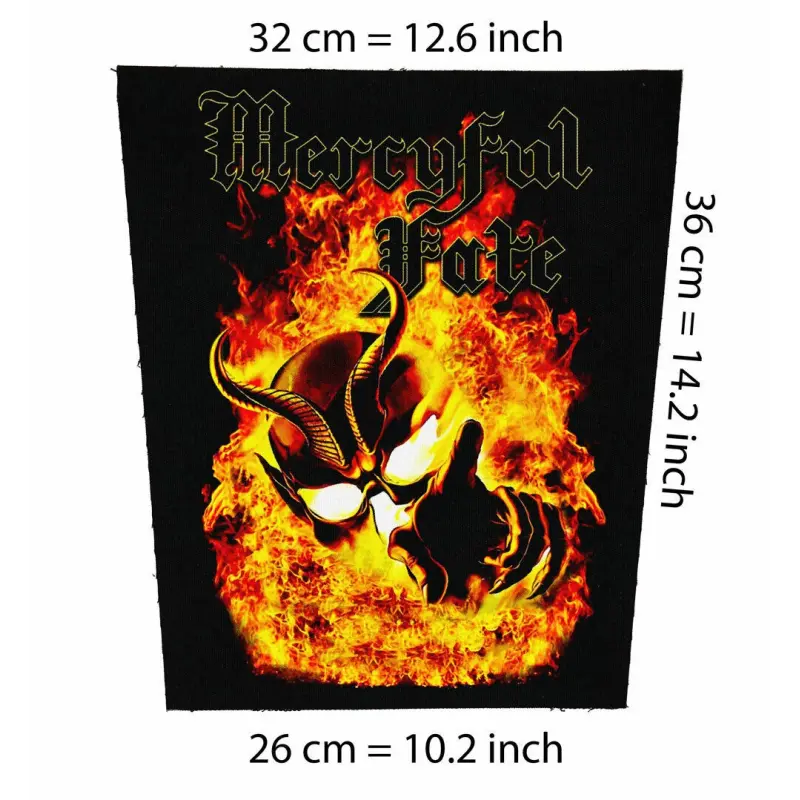 Back patch Mercyful Fate - Don't break the Oath Big back patch black metal,Bloodbath,Katatonia 100% Canvas