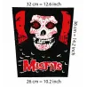Misfits los muertos Horror Punk Band Back Patch