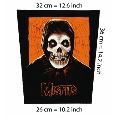Back patch Misfits Skull backpatch,Black Flag,Gorgeous Frankenstein,The Undead,Gotham Road,bachpatch 100% Canvas