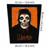 Back patch Misfits Skull backpatch,Black Flag,Gorgeous Frankenstein,The Undead,Gotham Road,bachpatch 100% Canvas