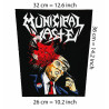 Back patch Municipal Waste Big Backpatch thrash metal,Napalm Death,Hatebreed,Anthrax,DRI,bachpatch 100% Canvas