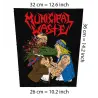 Back patch Municipal Waste drunk Big backpatch Suicidal Tendencies,Power trip,DRI,Iron Reag,bachpatch 100% Canvas