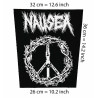 Back patch NAUSEA Backpatch Sick of it all HC judge HC punk Slapshot Madball Agnostic Front,bachpatch 100% Canvas
