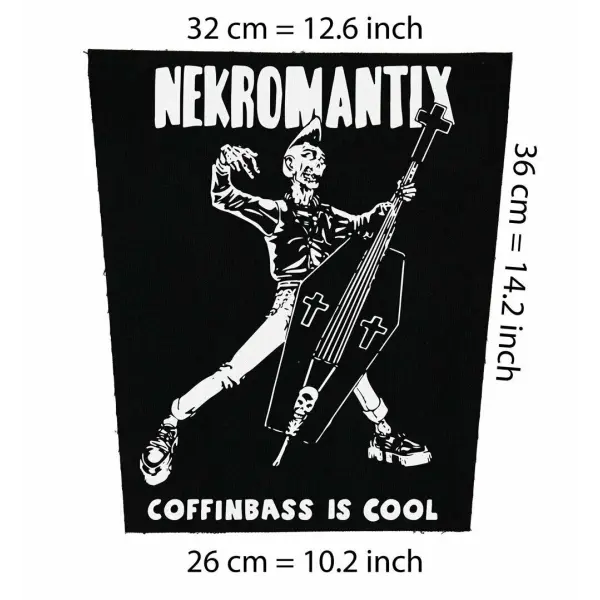 Nekromantix Psychobilly Rockabilly Back Patch