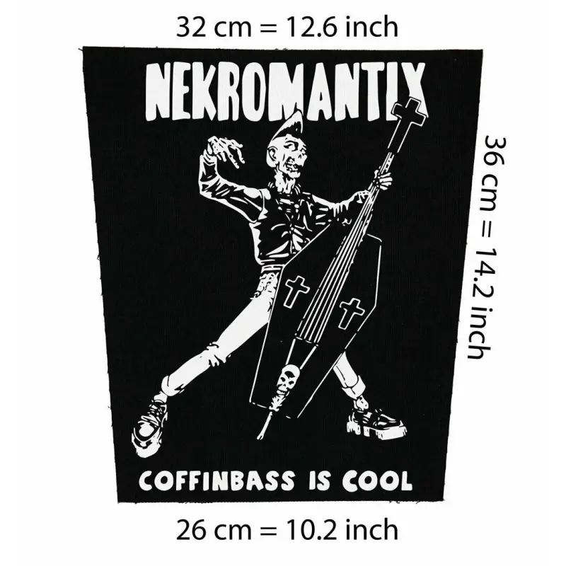 Nekromantix Psychobilly Rockabilly Back Patch