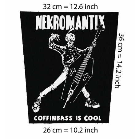 Back patch Nekromantix,psychobilly,rockabilly,Demented are go,Mad Sin,Demented Scumcats,TheMeteors,Koffin Kats,Horrorpops,bachpa