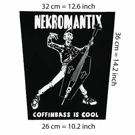 Nekromantix Psychobilly Rockabilly Back Patch