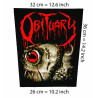Back patch Obituary Big back patch Motorhead,thrash metal,Napalm Death,Anthrax,Metallica,DR,backpatch 100% canvas