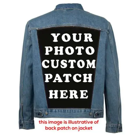 Custom Patch Back Patch Photo Patch Personalized Patch BackPatch Jacket Patch