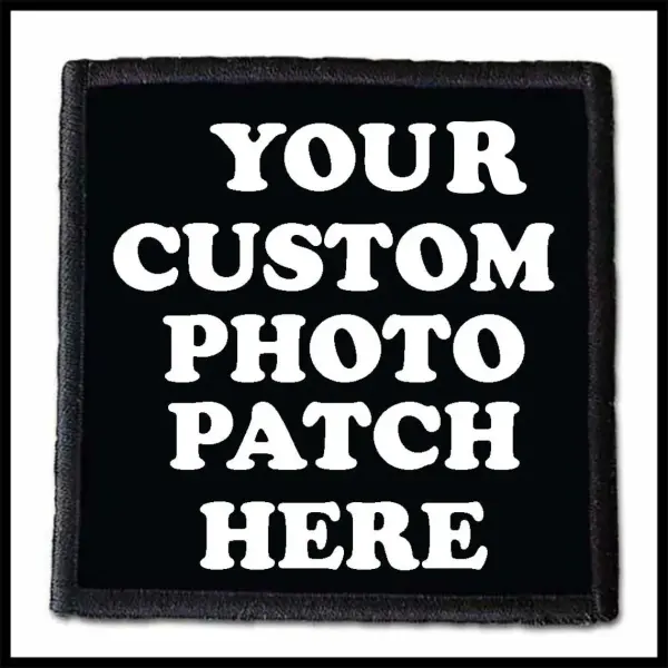 #1 Custom Photo Square Patch | Personalized Back Patch for Jackets