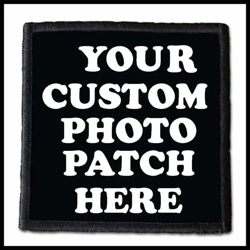 #1 Custom Photo Square Patch | Personalized Back Patch for Jackets