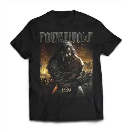 Powerwolf 1589 Chained Werewolf T-Shirt – Heavy Metal Graphic Tee
