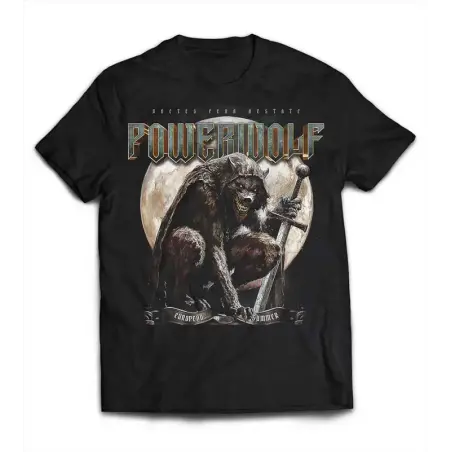Powerwolf European Summer Werewolf Warrior T-Shirt – Metal Graphic Tee