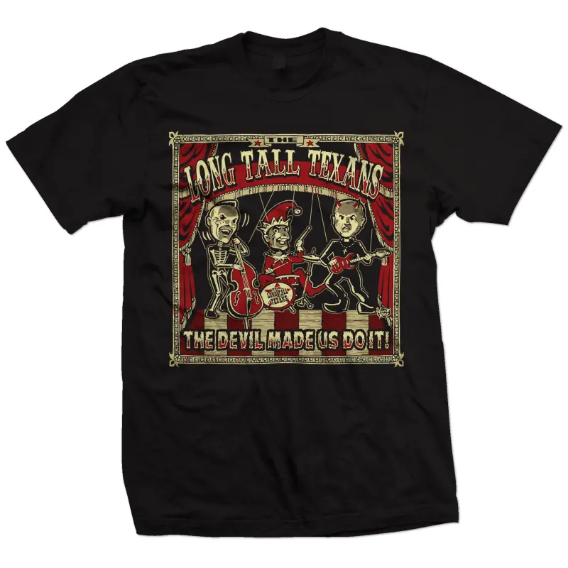 The Long Tall Texans-the devil made us do it! T-Shirt - AllBestShirts